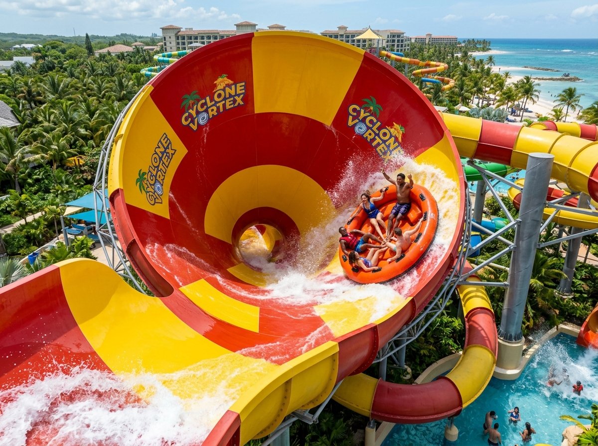 Cyclone Vortex Flagship Tornado Slide
